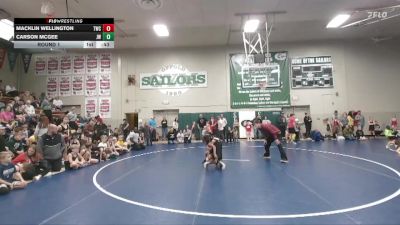 30 lbs Round 1 - Carson McGee, Janesville Wrestling vs Macklin Wellington, Tiger Wrestling Club
