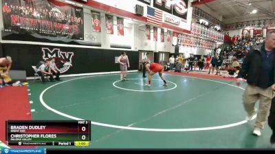 285 lbs Cons. Round 4 - Braden Dudley, Great Oak vs Christopher Flores, Paloma Valley