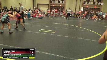 75 lbs Round 1 (4 Team) - Jessica Dean, NJ-Select vs Sydney Daxberger, MGW- Dragon Fruit