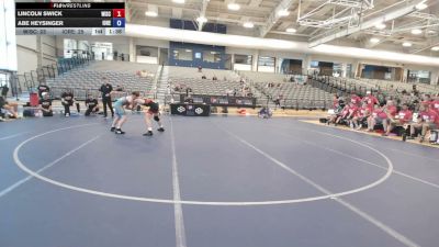 120 lbs Lincoln Swick, Wisconsin vs Abe Heysinger, Iowa Red