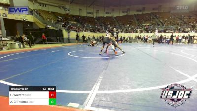 92 lbs Consi Of 16 #2 - Landry Walters, Duncan Demon Wrestling vs Angel Gutierrez-Thomas, Cobra Kai Elite Wrestling