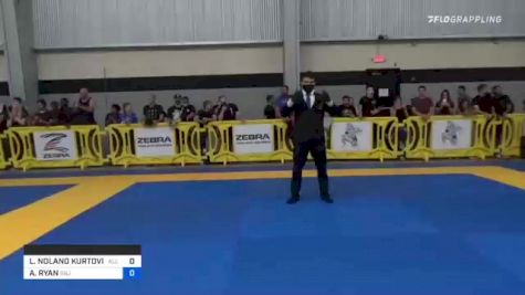 LEVI NOLAND KURTOVICH vs ALEK RYAN 2021 Pan IBJJF Jiu-Jitsu No-Gi Championship