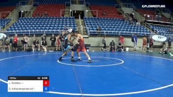 132 lbs Cons 32 #2 - Justin Riddles, Oklahoma vs David Kalayanaprapruit, Nevada