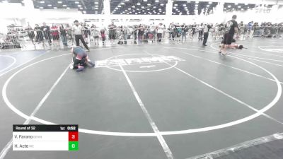120 lbs Round Of 32 - Vito Farano, Denning WC vs Hansel Acte, Ike Mob