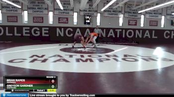 184 lbs Round 3 - Greyson Gardner, Wartburg vs Brian Ramos, Augsburg