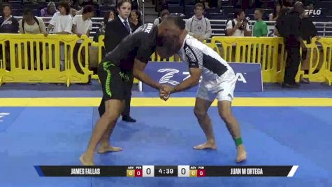 Juan M Ortega vs James Fallas 2025 Pan IBJJF Jiu-Jitsu No-Gi Championship
