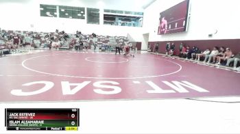 165 lbs Finals (2 Team) - Islam Alsamaraie, Sierra College (White) vs Jack Estevez, Mt. SAC (White)