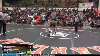 132 lbs Semifinal - Jacob Macatangay, Plainfield (NORTH) vs Joe Mcdermott, BOLINGBROOK