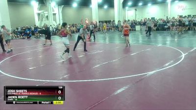 126 lbs Round 3 (10 Team) - Josh Sheets, Columbus St. Franics DeSales vs Jaden Roett, AAWA