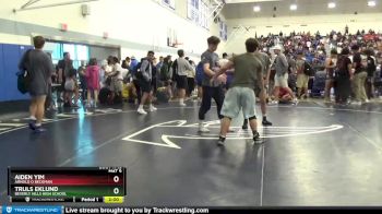 160 lbs Champ. Round 2 - Truls Eklund, Beverly Hills High School vs Aiden Yim, Arnold O Beckman