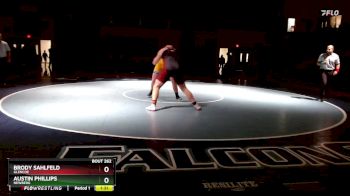 285 lbs 1st Place Match - Brody Sahlfeld, Glencoe vs Austin Phillips, Newberg