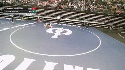 4A 145 lbs Quarterfinal - Jasmine Townsend, Mountain View vs Kyzie Potter, Bear River