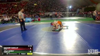 3A 152 lbs Champ. Round 1 - Zachary Barclay, Teton vs Cole Hanely, Timberlake