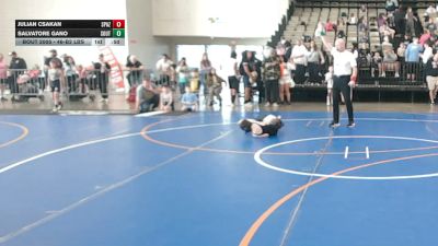 46-B2 lbs Semifinal - Julian Csakan, Spazz Wrestling vs Salvatore Gano, South Plainfield