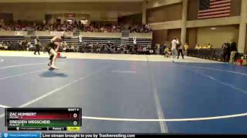 95 lbs Quarterfinals (8 Team) - Zac Humbert, Rocori vs Dresden Wegscheid, Perham