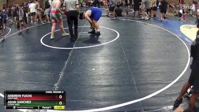 288 lbs Cons. Round 2 - Andrew Fuchs, Wolf Den vs Adan Sanchez, Clovis High