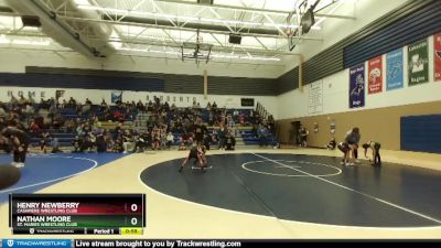 53 lbs Round 2 - Nathan Moore, St. Maries Wrestling Club vs Henry Newberry, Cashmere Wrestling Club