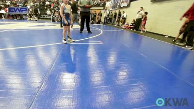 52 lbs Consi Of 8 #2 - Kase Hood, Weatherford Youth Wrestling vs Krue Goodin, Cowboy Wrestling Club