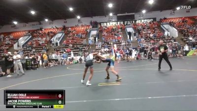 112 lbs Champ. Round 2 - Elijah Ogle, Red Cobra Wrestling Academy vs Jacob Powers, Bulldog Premier Wrestling Club