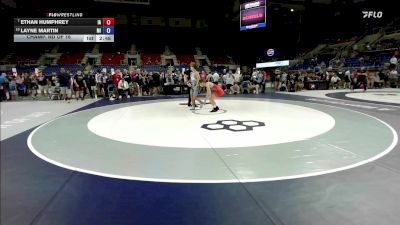 113 lbs Champ. Rd Of 16 - Ethan Humphrey, IA vs Layne Martin, MI