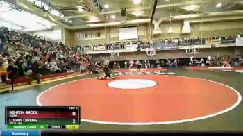 145 lbs Quarterfinal - Ashton Brock, Aloha vs Logan Owens, West Linn