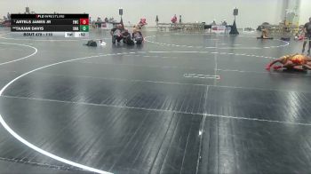 110 lbs 1st Place Match - Artels James Jr, Elevate Wrestling Club vs **Tajuan Davis, Unattached
