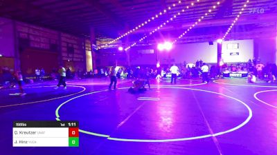 156 lbs Final - Quincy Kreutzer, Unattached vs Jackson Hinz, Yucaipa Thunder WC