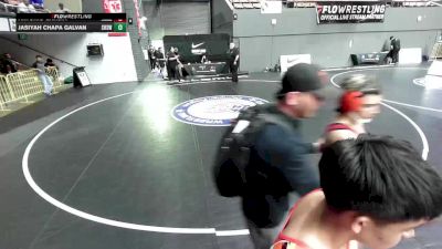 All Cadet Boys Freestyle Lower - 126 lbs Champ. Round 1 - Antonio Garcia, James Monroe High School Wrestling vs Jasiyah Chapa Galvan, Sanger High School Wrestling