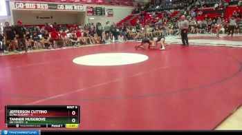 126 lbs Semis & 1st Wb (8 Team) - Tanner Musgrove, Lee County vs Jefferson Cuttino, Glynn Academy