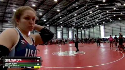 138 lbs Finals (8 Team) - Abigail Silberman, Beast Mode Green vs Leah Brammeier, Gunz And Rosez