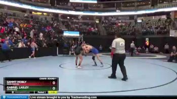 138 lbs Champ. Round 1 - Gabriel Lasley, Grandview vs Sammy Mobly, Rock Canyon