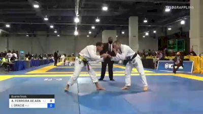 ADRIANO FERREIRA DE ARAUJO E SIL vs IGOR GRACIE 2021 World Master IBJJF Jiu-Jitsu Championship