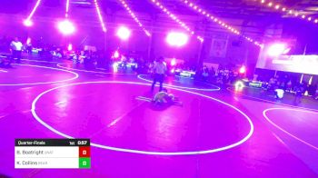 62 lbs Quarterfinal - Booker Boatright, Unattached vs Killian Collins, Bear Cave WC
