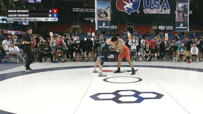 165 lbs Champ. Rd Of 128 - Brian Moreno, Idaho vs Adler Thomas, Ohio
