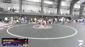 138 lbs Quarterfinal - Jayson Suetos, CA vs Talin Kerr, WA