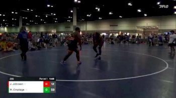 285 lbs Round 1 (6 Team) - Jerome Johnson, Griffin Fang vs Malik Emptage, Westside WC