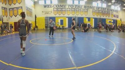 140 lbs Champ. Round 1 - Taylor Davison, Ocoee Wrestling Club vs Hanna Migliaccio, Riverview High School
