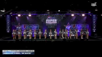 American Cheer - SR WHITE [2026 L1 Senior - Medium Day 3] 2026 USA All Star Super Nationals