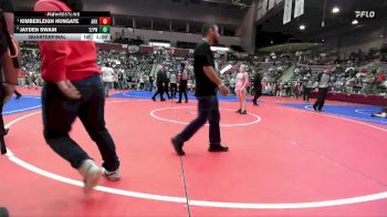 119 lbs Quarterfinal - Kimberleigh Hungate, Arkansas vs Jayden Swain, Team Zulpo Perryville Wrestling