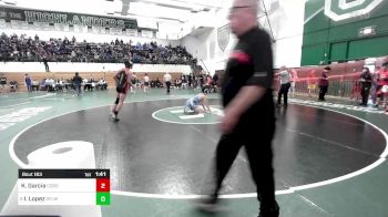 120 lbs Round Of 32 - Kenerson Garcia, Corona vs Isaac Lopez, Sylmar