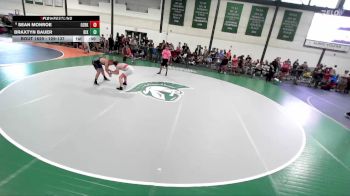 129-137 lbs Semifinal - Sean Monroe, Edwardsville Wrestling Club vs Braxtyn Bauer, Warrior RTC