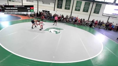 129-137 lbs Semifinal - Sean Monroe, Edwardsville Wrestling Club vs Braxtyn Bauer, Warrior RTC