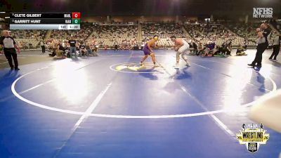 B3A-285 lbs Semifinal - Clete Gilbert, Marlow vs Garritt Hunt, Vian