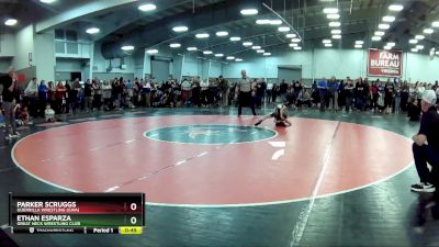 53 lbs Champ. Round 2 - Ethan Esparza, Great Neck Wrestling Club vs Parker Scruggs, Guerrilla Wrestling (GWA)