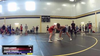 215 lbs Quarterfinal - Kaden Lambert, Mooresville Wrestling Club vs Zackary Robards, Maurer Coughlin Wrestling Club