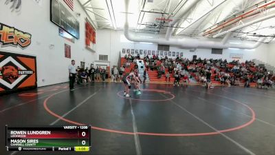 120B Round 1 - Rowen Lundgren, Lockwood vs Mason Sires, Campbell County