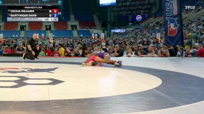 125 lbs Quarters - Cecilia Williams, MI vs Martynique Davis, AZ