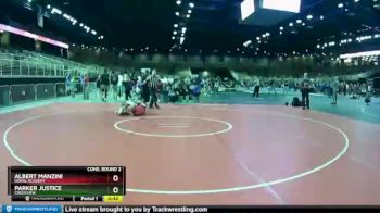 145 lbs Cons. Round 2 - Albert Manzini, Doral Academy vs PARKER JUSTICE, Creekview