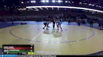132 lbs Cons. Round 3 - Kevin Concepcion, Somerset vs Cole Curry, Archbishop Rummel