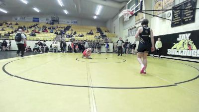 130 lbs Rr Rnd 3 - Aubree Akins, Stillwell HS Girls vs Kyah Leyba, Broken Arrow Girls HS